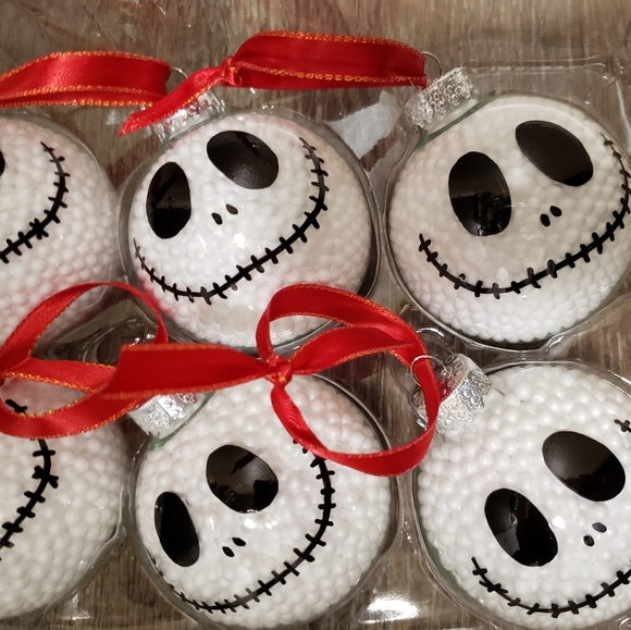 Jack Skellington 8 Piece Ornament Set Holiday - Picture 2 of 3